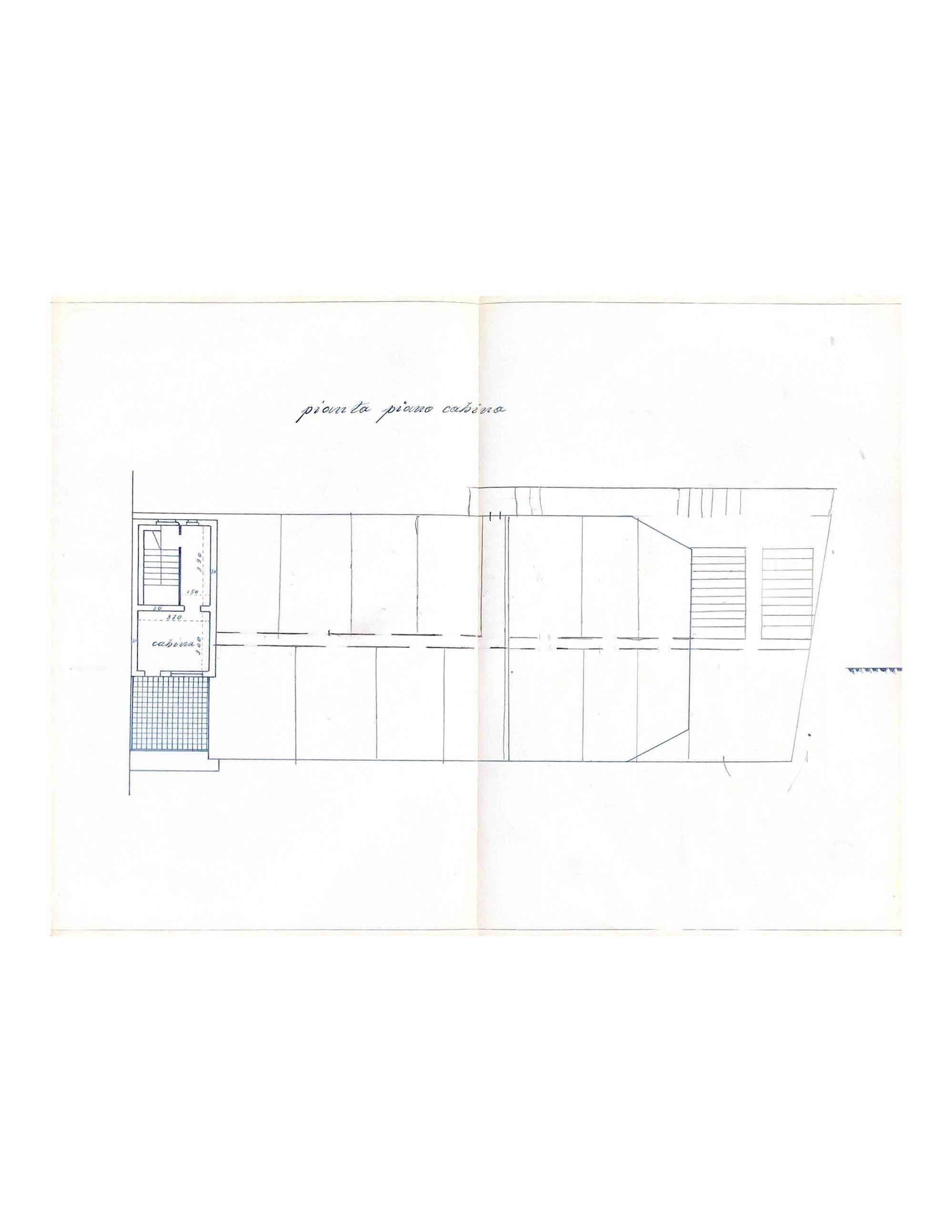 1957-1959 Progetto sala Cinematografica Via Comm. Doria 3